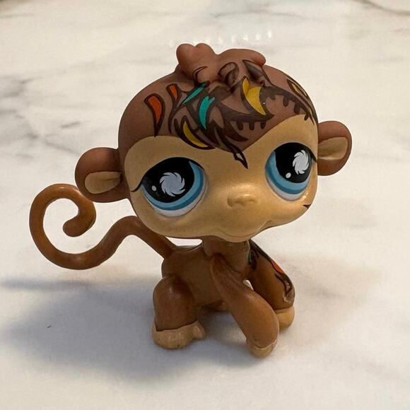 Littlest Pet Shop LPS Cat & Monkey Lot - Picture 3 of 6